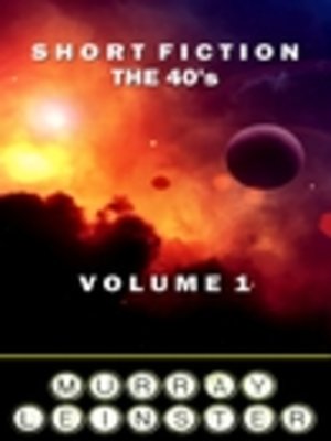 cover image of Short Fiction - The 30's, Volume 1